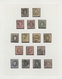 Portugal: 1853/1870, Used Collection Of 41 Classic Stamps On Album Page, Incl. Maria 1853 5r. Brown - Otros & Sin Clasificación