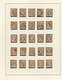 Rumänien: 1868, Carol Heads Imperforate, Used Collection Of 161 Stamps Neatly Arranged On Album Page - Gebraucht