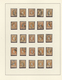 Rumänien: 1868, Carol Heads Imperforate, Used Collection Of 161 Stamps Neatly Arranged On Album Page - Gebruikt