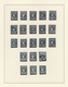 Delcampe - Rumänien: 1868, Carol Heads Imperforate, Used Collection Of 161 Stamps Neatly Arranged On Album Page - Oblitérés
