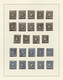 Rumänien: 1871/1872, Carol Heads Imperforate, Used Collection Of 75 Stamps Neatly Arranged On Album - Gebruikt