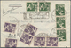 Delcampe - Rumänien: 1889/1944, Holding Of Apprx. 440 Commercial Covers/cards, Showing A Vast Range Of Interest - Gebruikt