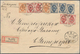 Russland: 1903/17 Eight Registered Letters From Riga, All From The Railway Station Post Office, Four - Covers & Documents