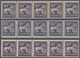 Schweden: 1925/1934, Standing Lion 10öre Violet In Six Different Types And In Different Quantities I - Lettres & Documents