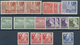 Schweden: 1946/1949, Complete Year Sets Mint Never Hinged: 1946 - 75 Sets, 1947 - 50 Sets, 1948 - 14 - Covers & Documents