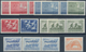 Schweden: 1955/1959, Mostly Complete Year Sets Mint Never Hinged: 1955 - 70 Sets (without 25 Ö Defin - Briefe U. Dokumente