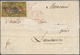 Schweiz: 1852/1900 (ca.), Vielseitiger Posten Von Rund 150 Belegen Ab Rayon Mit Farbfrankatur, Paar - Verzamelingen