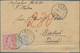Delcampe - Schweiz: 1852/1900 (ca.), Vielseitiger Posten Von Rund 150 Belegen Ab Rayon Mit Farbfrankatur, Paar - Collections
