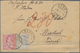 Delcampe - Schweiz: 1852/1900 (ca.), Vielseitiger Posten Von Rund 150 Belegen Ab Rayon Mit Farbfrankatur, Paar - Lotes/Colecciones