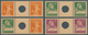 Schweiz: 1908-1930, ZUSAMMENDRUCKE UND BOGEN: Umfangreiche Kollektion Von 41 Kompletten Bogen (9 Zus - Sammlungen