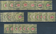 Schweiz - Portomarken: 1878/1908, Gestempelte Zusammenstellung Mit 65 Werten, Dabei 2 Serien MiNr. 1 - Taxe