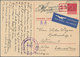 Schweiz - Ganzsachen: 1942/84 Ca. 210 Gefälligkeitsgebrauchte Und Bedarfsverwendete Ganzsachenpostka - Stamped Stationery