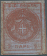 Delcampe - Serbien: 1866, Newspaper Stamps, Lot Of Eleven Unused Stamps: 1pa. Green (3) And 2pa. Red (8), Each - Serbien