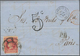 Delcampe - Spanien: 1860/1880, Eight Beautiful Covers To France With Nice Single Frankings, One With A Pair. Go - Storia Postale