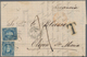 Spanien: 1868/1876, Five Folded Letters All Franked To France. One Letter With "T" Mark For Underpai - Brieven En Documenten