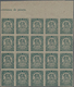 Spanien: 1938, Numeral Definitive 15c. Blue-green On Grey Paper (shades!) In A Lot With About 850 IM - Cartas & Documentos
