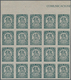 Spanien: 1938, Numeral Definitive 15c. Blue-green On Grey Paper (shades!) In A Lot With About 850 IM - Lettres & Documents