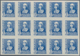 Spanien: 1938, Queen Isabella Definitives Five Different IMPERFORATE Stamps In Different Quantities - Cartas & Documentos
