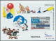 Spanien: 2000. Espana 2000 Intl. Philatelic Exhibition - Set Of 11 Imperforate Souvenir Sheets Overp - Covers & Documents