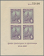 Spanien - Lokalausgaben: 1937, VINEBRE: Accumulation Of Two Different Miniature Sheets 4 X 5cts. In - Emisiones Nacionalistas