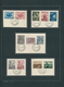 Tschechoslowakei: 1945/1959, A Neat And Attractively Arranged Collection On Black Album Pages In A B - Cartas & Documentos