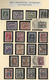 Delcampe - Türkei: 1863-1970, Comprehensive Collection Mounted On Self Made Album Leaves In Two Boxes, Starting - Used Stamps