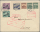 Europa: 1893 - 1965 (ca.), Accumulation Of Over 75 Covers, While FDC, Foreign Mixed Frankings, Air A - Sonstige - Europa