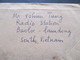 Vietnam / Süd Vietnam 1968 Auslandsbrief Nach Finnland! 5 Marken Und Mit Inhalt!! Saigon - Vietnam