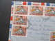 Vietnam / Süd Vietnam 1972 Auslandsbrief In Die Schweiz MeF Nr. 483 Mit 8 Marken!! Air Mail / Luftpost - Vietnam