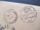 Delcampe - Indochine 1931 Auslandsbrief Vinh Annam - Prag Militärpost S.M.R 4/5 Regt. Über Ägypten! 11 Stempel!! RR - Covers & Documents