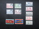 TIMBRE RUANDA-URUNDI (V1909) 1955 - 1960 (3 Vues) 196/199 + 216A/217A + 219/223 ** - Neufs