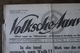 Wo2 Collaboratie Weekblad Volksche Aanval Dd 6/12/1941 Anti Joods Zeldzaam Blad - 1939-45