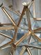 Delcampe - Splendide Lustre Etoile à Multiple Branches En Verre / Moravian Star Light Glass - Luminaires & Lustres