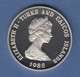 WWF Silber-Gedenkmünze Turks&Caicos Islands 1988 1 Crown, 28g Ag925, PP  - Ohne Zuordnung