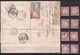 ALLEMAGNE - ENSEMBLE DE 21 LETTRES ET 72 TIMBRES - OBLITERATIONS - DESTINATIONS (BELGIQUE-GB-FRANCE-SUISSE-USA) - ALSACE - Sammlungen