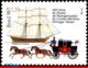 Ref. BR-2691 BRAZIL 1998 POST, MAIL MARITIME, 200 YEARS,, HORSES, SHIPS, TRANSPORT, MI# 2904, MNH 1V Sc# 2691 - Neufs