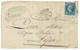 VARIETE POSTFS N° 14 BLEU NAPOLEON SUR DEVANT DE LETTRE / MARSEILLE POUR LYON / 17 JUIL 1860 - 1849-1876: Periodo Classico