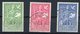 BELGIQUE 1953 N° 927 / 928 / 929 Surtaxe Au Profit Du Bureau Européen De La Jeunesse Et De L'enfance. Voir Description - Used Stamps