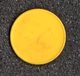 Jeton De Caddie Coup De Pouce Plastique Dos Uni Jaune - Trolley Token/Shopping Trolley Chip