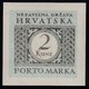 Croatia Kroatien NDH 1942 / PORTO 13 U / 2 Kune / Attest, Gepruften - Kurzbefund Zrinjscak - Kroatien