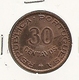 TIMOR 30 CENTAVOS 1958 DIFICILLE - Timor