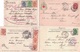 RUSSIE - ENSEMBLE DE 4 DOCUMENTS - AFFRANCHISSEMENT TRICOLORE POUR LA FRANCE PUIS LA BELGIQUE - 3 CARTES AVEC BEL AFFRAN - Covers & Documents