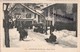 CPA - 74 - MONNETIER  - Sports D' Hiver - Course De Luge Dans Le Centre Du Village - CARTE RARE - 1920 1930 Env - Autres & Non Classés