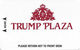 Trump Plaza Casino - Atlantic City NJ - Hotel Room Key Card With (I) Manufacturer Mark - Hotel Keycards