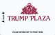 Trump Plaza Casino - Atlantic City NJ - Hotel Room Key Card With Innovative Manufacturer Mark - Hotel Keycards