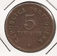 ANGOLA 5 CENTAVOS 1921 - Angola