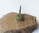 Medieval Bronze Nail. Green Patina - Archéologie