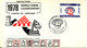 Philippines FDC 17-7-1978 World Chess Championship 1978 Karpov Vs. Korchnoi With Cachet (hinged Marks On The Backside Of - Chess