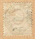 TIMBRE OBLITERE 1868/74. C/.S.B.K. Nr:5. Y&TELLIER Nr:8B. MICHEL Nr:5. PAPIER BLANC . CENTRE CARMIN . - Télégraphe
