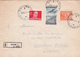 Lettre Yougoslavie - Recommandé - Timbres N° 425 + 481 + PA 19B - Airmail